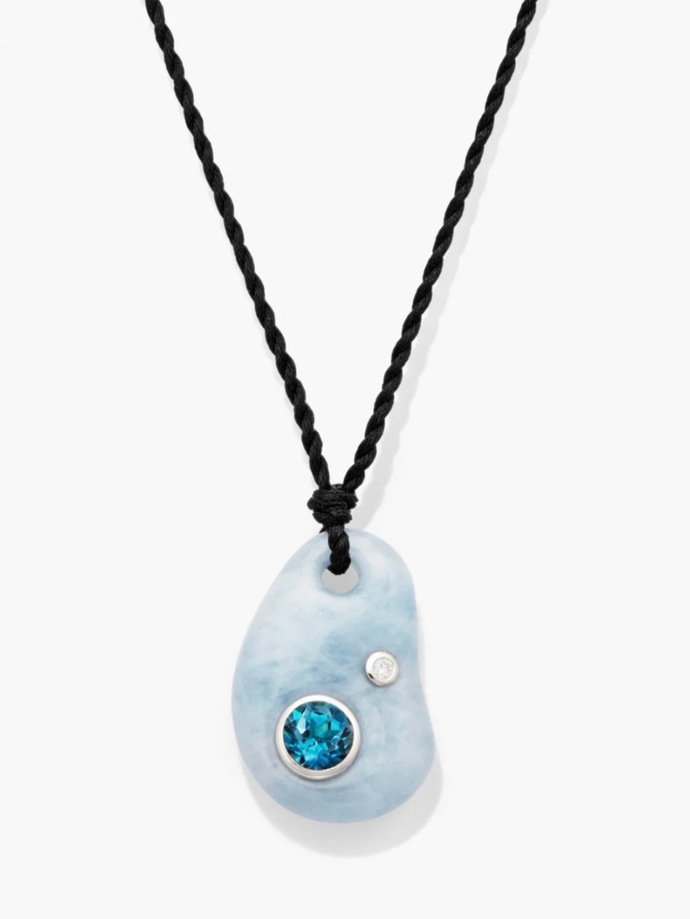 Mejuri PIA PEBBLE NECKLACE 33” new tags won’t leave up on posh long! - Picture 2 of 7